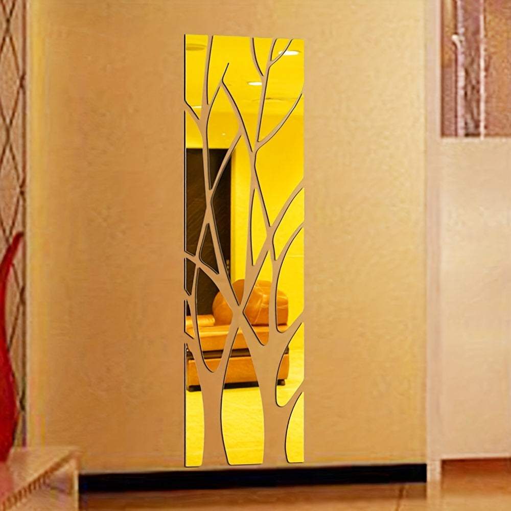 Miroir sticker mural 3D Branche en acrylique