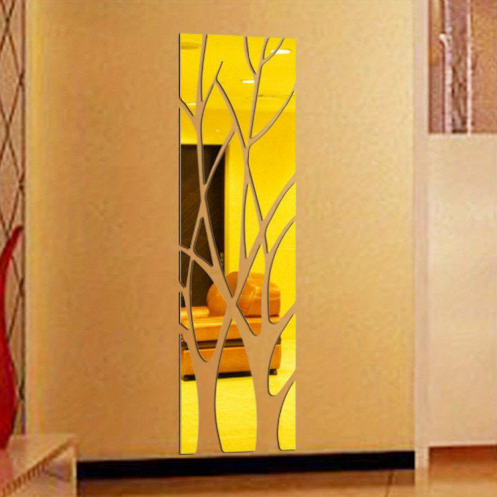 Miroir sticker mural 3D Branche en acrylique