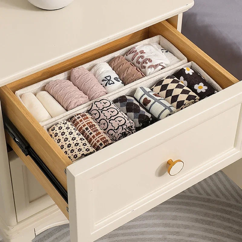 Organisateurs en Tissu pour Tiroirs et Étagères – Rangement Pratique et Élégant