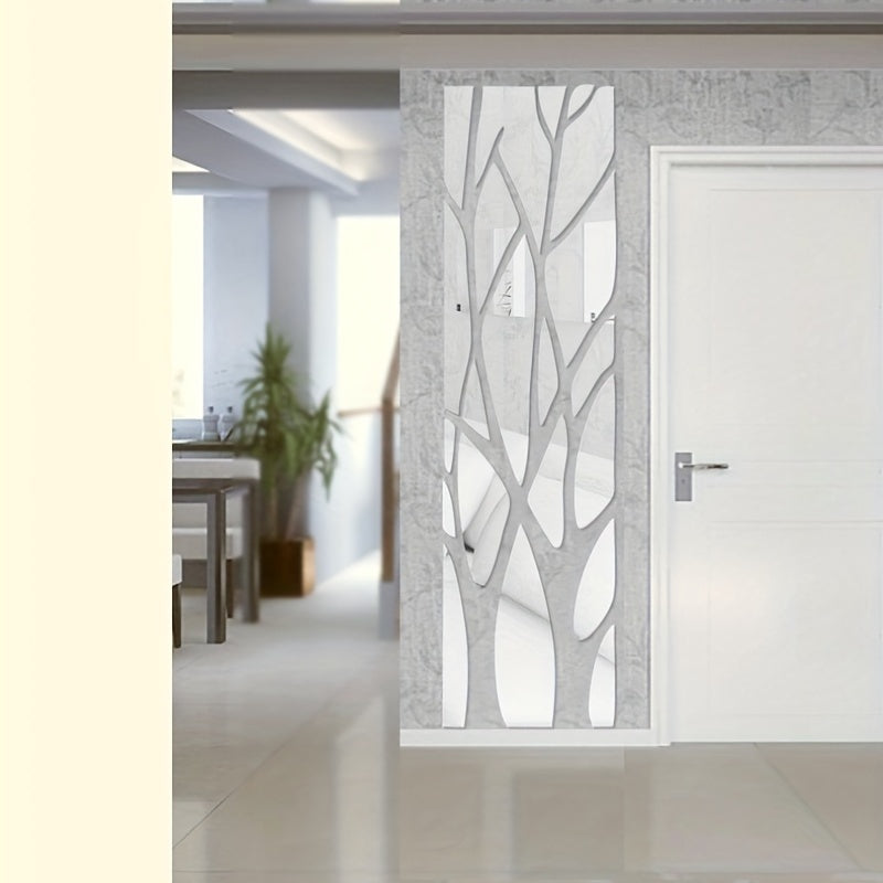 Miroir sticker mural 3D Branche en acrylique