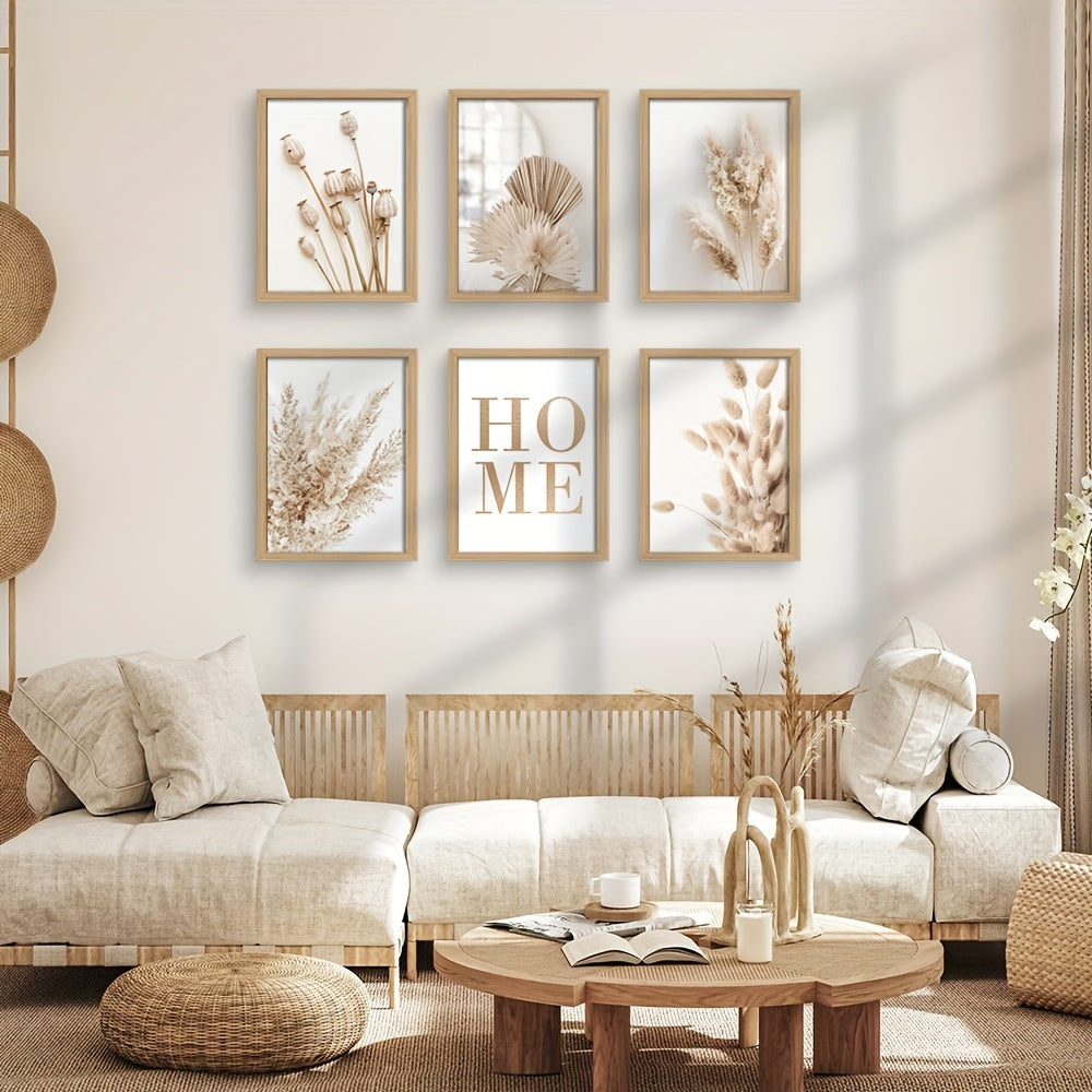 Ensemble de Tableaux Muraux – Thème Nature et Élégance Bohème