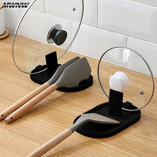 Support pliable pour couvercle et ustensile - Pratique et élégant
