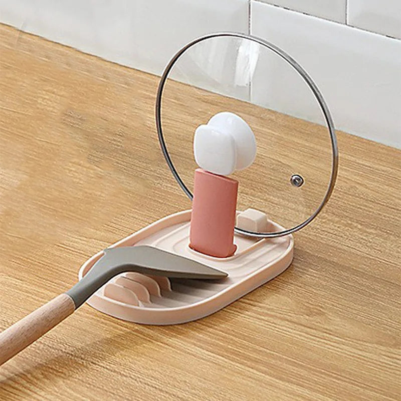Support pliable pour couvercle et ustensile - Pratique et élégant