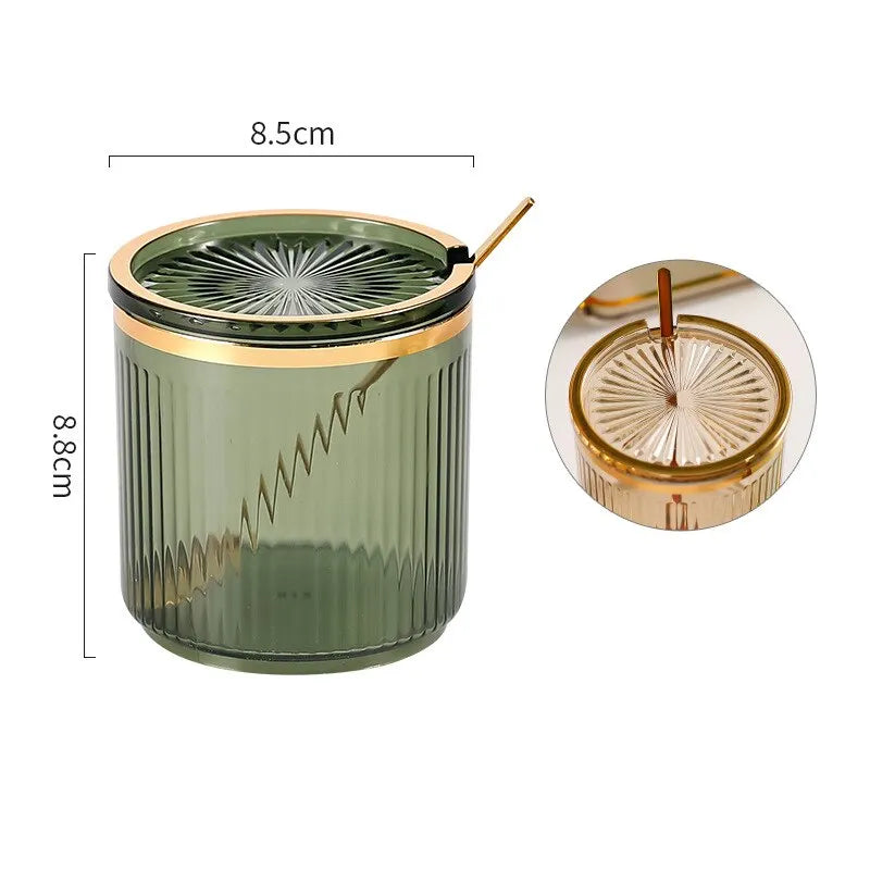 Set de 3 pots à épices avec cuillères et plateau- Rangement élégant et pratique