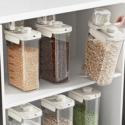 Boîtes de Rangement Hermétiques avec Bec Verseur – Organisation et Fraîcheur