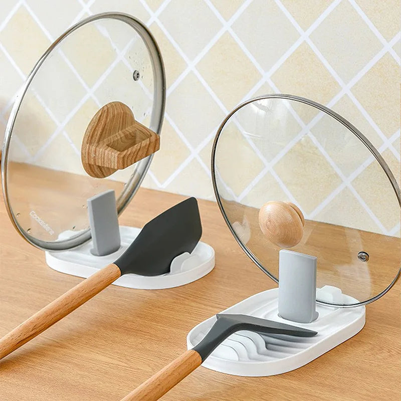 Support pliable pour couvercle et ustensile - Pratique et élégant