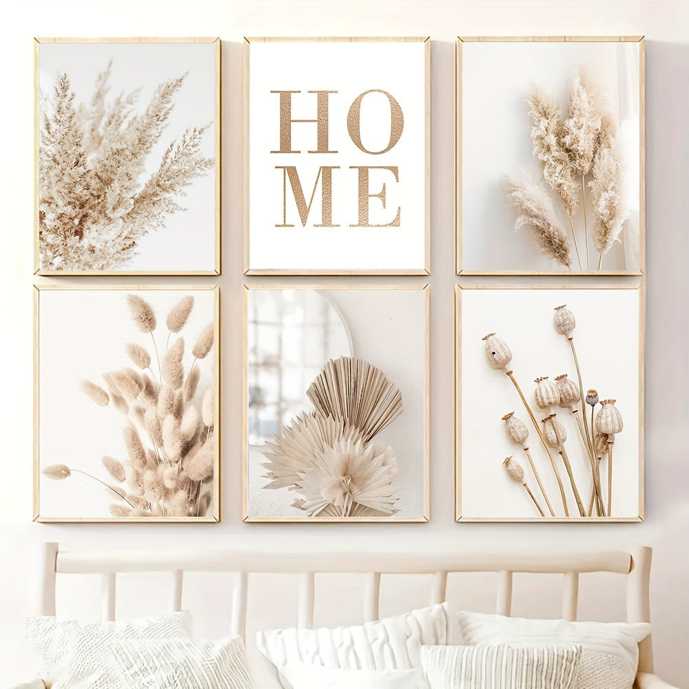 Ensemble d'affiche Murale – Thème Nature et Élégance Bohème