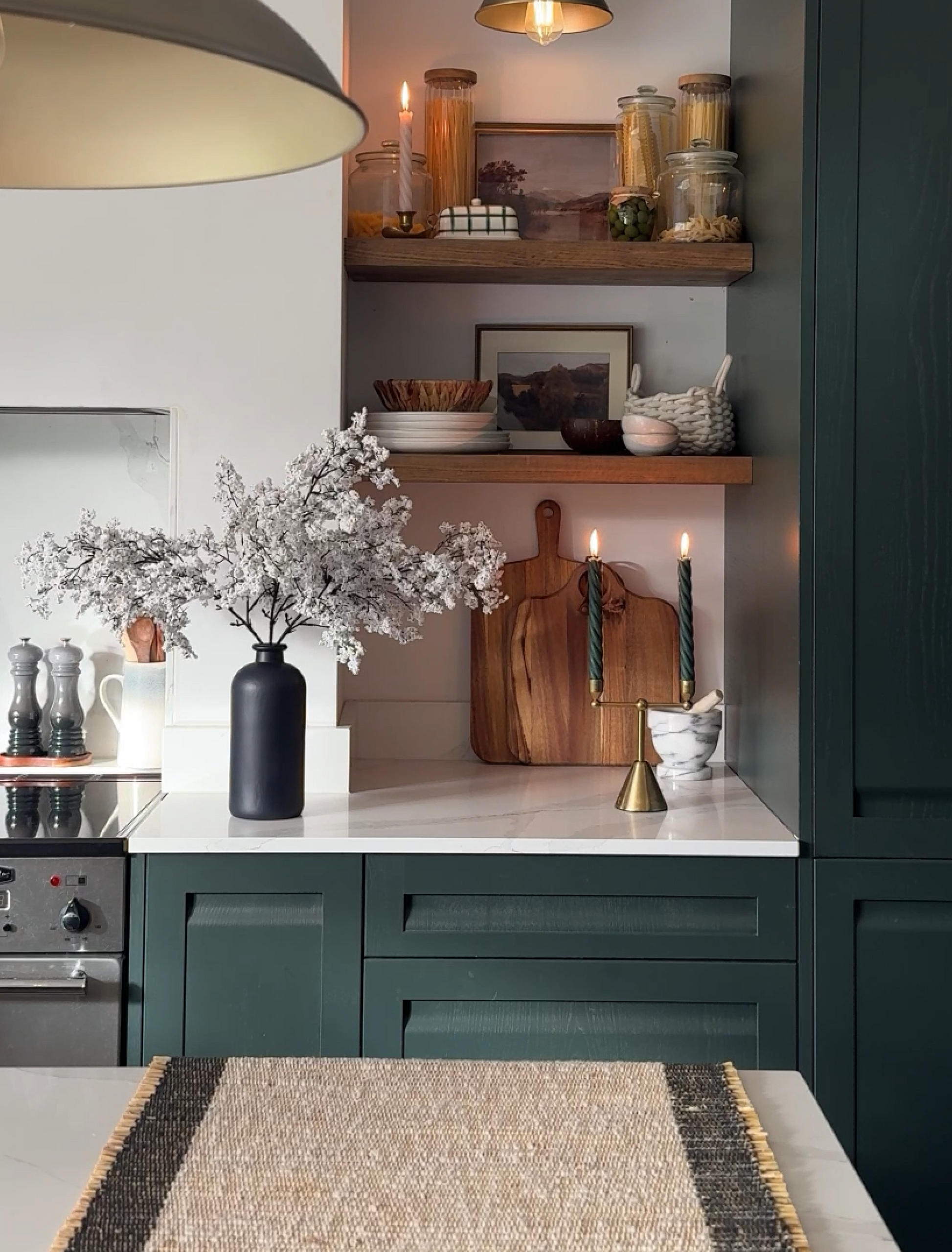 fleures artificielles hivernale décoration 