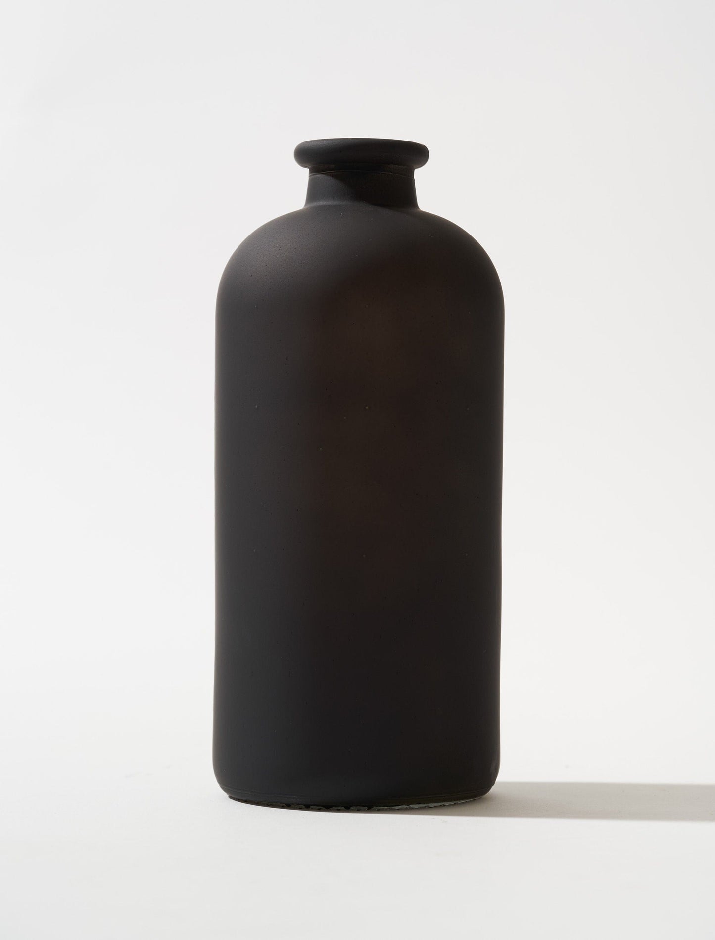 Ella Glass Vase - Matt Noir